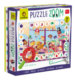 Puzzle 24 piese - Zoom - Pirati