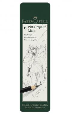 Set 6 creioane grafit - Mat Pitt