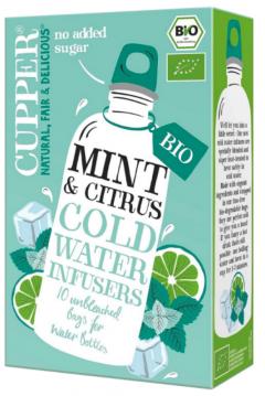 Infuzie de fructe - Cold Water Infusers - Mint & Citrus, 10 plicuri