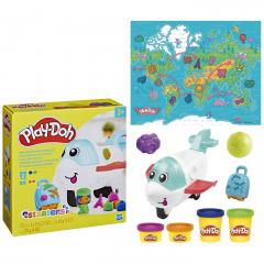 Set plastilina Play-Doh - Calatoreste cu avionul