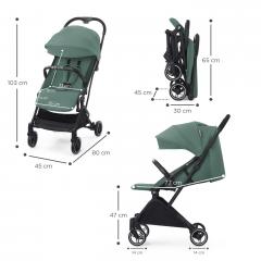 Carucior sport Kinderkraft - Indy2, Sea Green