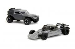 Set masini metalice -  Flip Car si Deckards Fast Attack Buggy