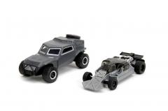 Set masini metalice -  Flip Car si Deckards Fast Attack Buggy