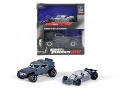 Set masini metalice -  Flip Car si Deckards Fast Attack Buggy