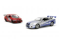 Set 2 masini - Fast & Furious - Mitubishi Lancer Evolution