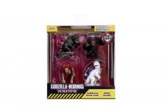 Set 4 figurine metalice - Godzilla x Kong