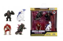 Set 4 figurine metalice - Godzilla x Kong