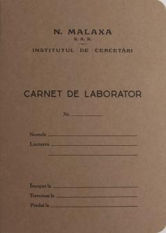 Carnet de laborator Malaxa