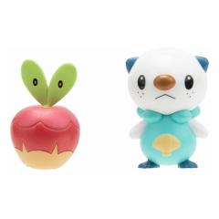 Set 2 figurine - Pokemon - Pack Applin, Oshawott