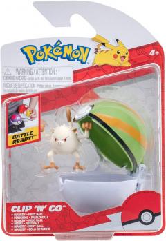 Set 2 figurine - Pokemon Clip 'n' Go: Mankey & Nest Ball
