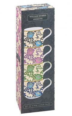 Set 4 cani - William Morris - Anemone