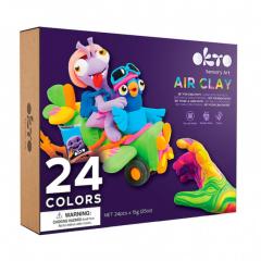 Set creativ - Air Clay, 24 culori