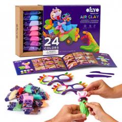 Set creativ - Air Clay, 24 culori