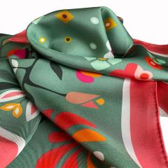 Esarfa - Colt verde de rai