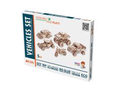 Puzzle mecanic - Set 5 masini