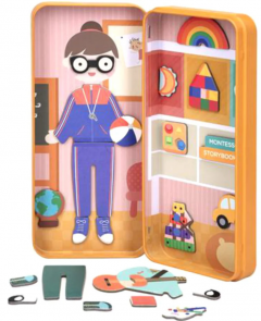 Puzzle magnetic - Educatoare