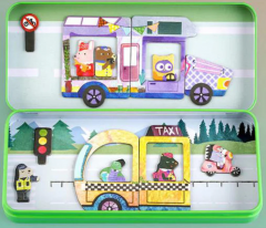 Set puzzle magneteic - Cars