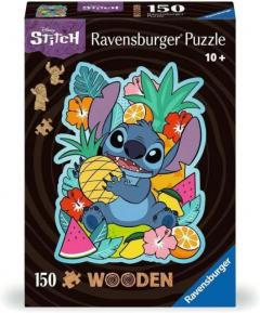 Puzzle din lemn 150 piese - Disney - Lilo & Stitch - Sticht