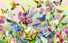 Puzzle 200 piese - Pajiste cu flori