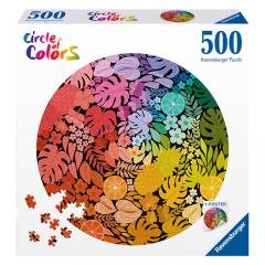 Puzzle 500 piese - Circle of Colors - Cerc tropical