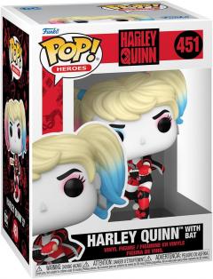Figurina - Pop! Heroes - Harley Quinn with Bat