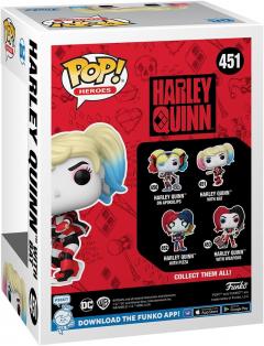 Figurina - Pop! Heroes - Harley Quinn with Bat