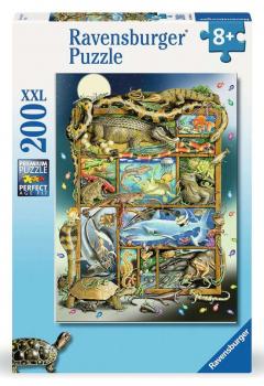 Puzzle 200 piese - Reptile