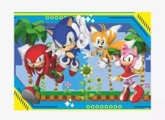 Puzzle 100 piese - Ariciul sonic