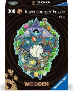 Puzzle 300 piese - Ceas de lemn
