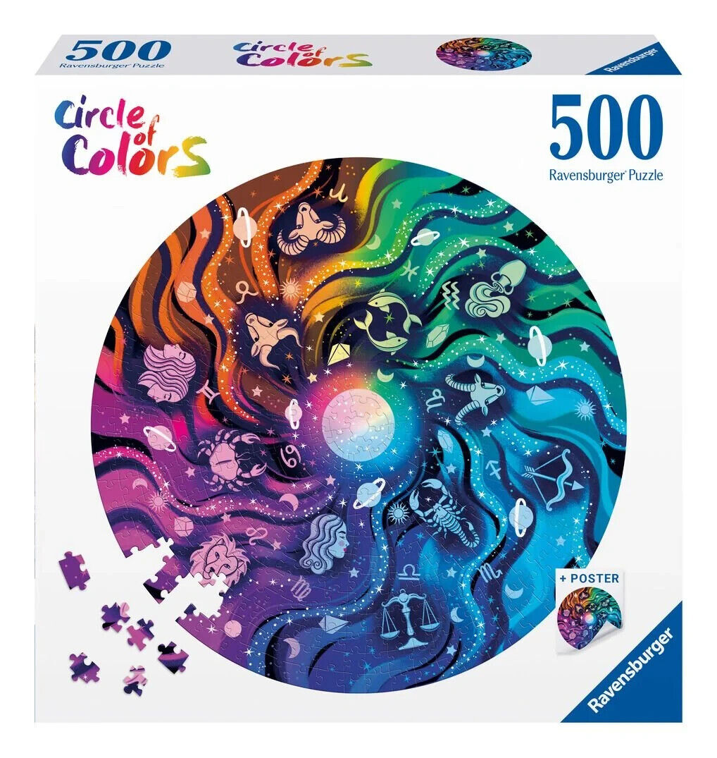 Puzzle 500 piese Circle of Colors Cerc astronomie Ravensburger
