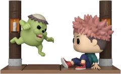 Figurina - Pop! Moment Jujutsu Kaisen: Yuji Itadori with Cursed Doll