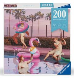 Puzzle 200 piese - Femei la piscina