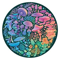 Puzzle 500 piese - Circle of Colors - Cerc ciuperci