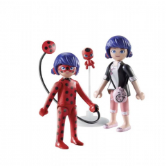 Set figurine - Miraculous - Marinette si Ladybug