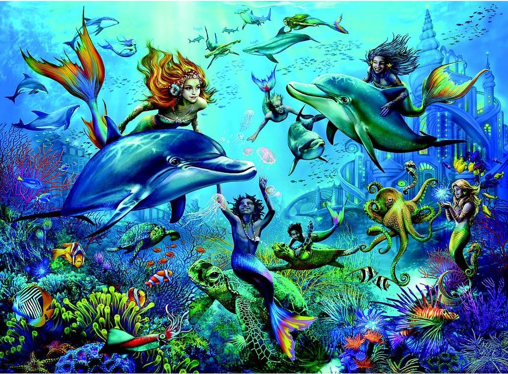 Puzzle Puzzlebug 100 Pezzi – Delfini Giocosi Per Bambini 5+