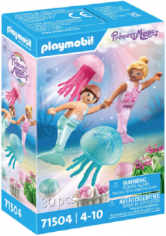 Set figurine - Copii sirene cu meduze