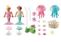 Set figurine - Copii sirene cu meduze