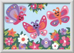 Set pictura pe numere - Creart - Fluturi fericiti