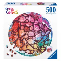 Puzzle 500 piese - Circle of Colors - Cerc animale marine