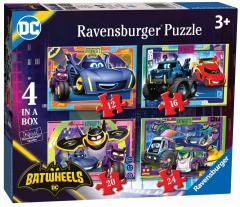 Puzzle 4 in 1 - DC - Batwheels