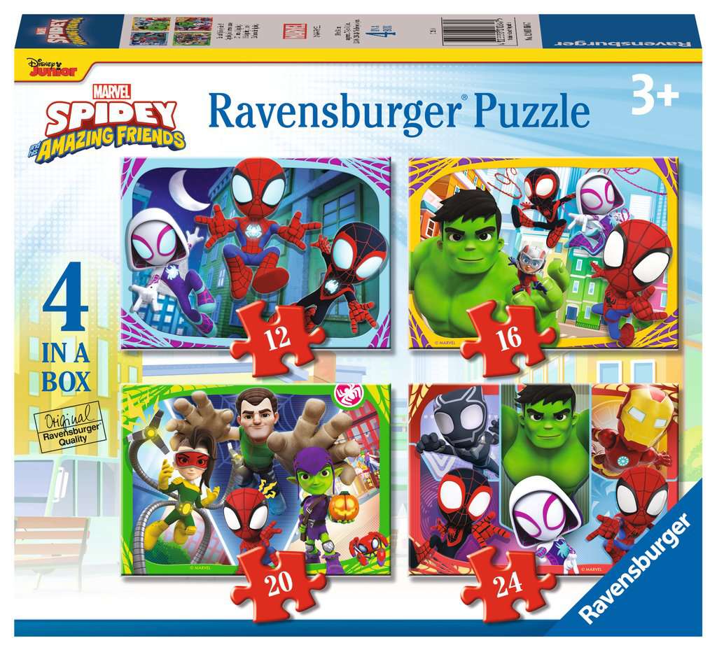 Puzzle 4 in 1 - Marvel - Spidey - Ravensburger