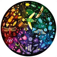 Puzzle 500 piese - Circle of Colors - Cerc insecte