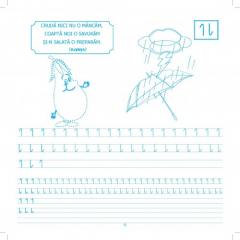 Caiet de scriere litere de tipar si semne grafice