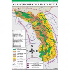 Mapa hartilor geografice - Geografia Romaniei