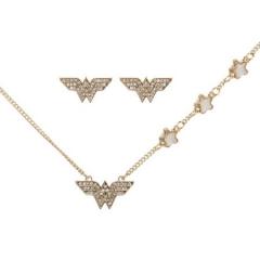 Set bijuterii cu suport - Wonder Woman