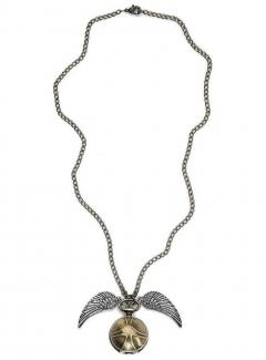 Lant cu pandantiv Harry Potter - Golden Snitch 3D