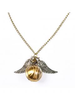 Lant cu pandantiv Harry Potter - Golden Snitch 3D
