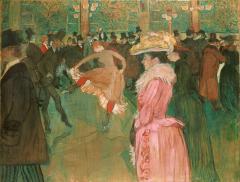 Felicitare Henri de Toulouse-Lautrec - Dance Art the Moulin Rouge