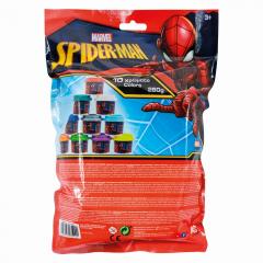 SET 10 BORCANASE DE PLASTILINA SPIDERMAN IN PUNGA DE PLASTIC