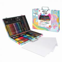 ART CASE SET DE DESEN DELUXE CU 100 DE ACCESORII UNICORN